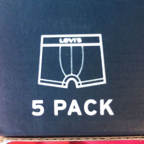 LEVI’S M 5pk Multicolored Cotton Boxer Briefs - Picture 4 of 8